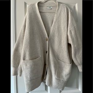 Aerie Cozy Up Oversized Cardigan